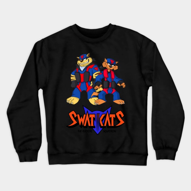 Swat Kats Crewneck Sweatshirt by speedsam